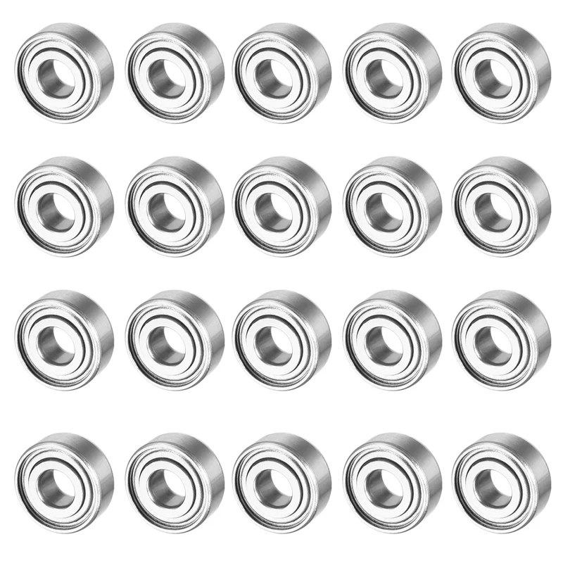 20pcs MR105ZZ 5mmx10mmx4mm Double Shielded Miniature Deep Groove Ball Bearing