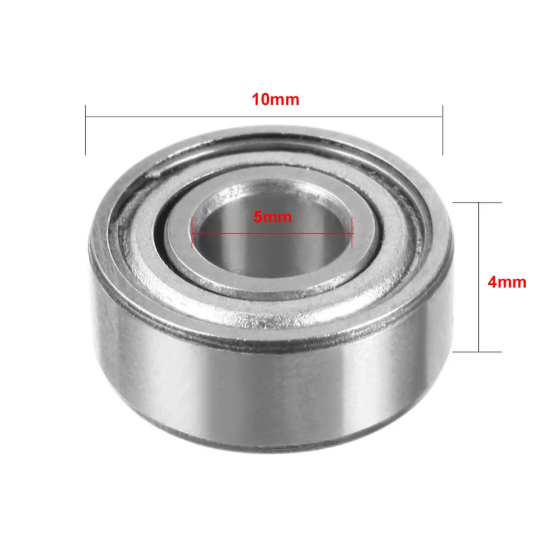 20pcs MR105ZZ 5mmx10mmx4mm Double Shielded Miniature Deep Groove Ball Bearing