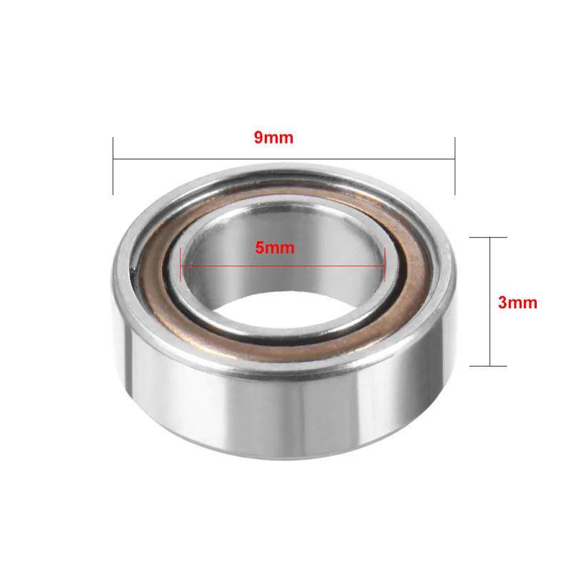 10pcs MR95ZZ 5mmx9mmx3mm Double Shielded Miniature Deep Groove Ball Bearing