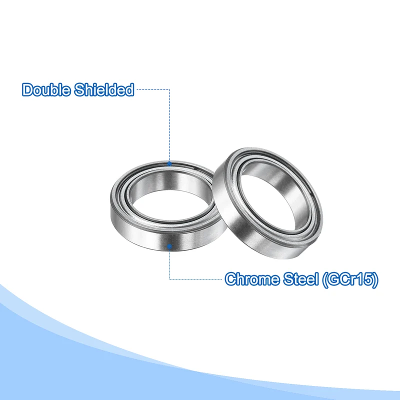 5Pcs R1212ZZ Deep Groove Ball Bearings 1/2"x3/4"x5/32" Double Metal Shielded Z3
