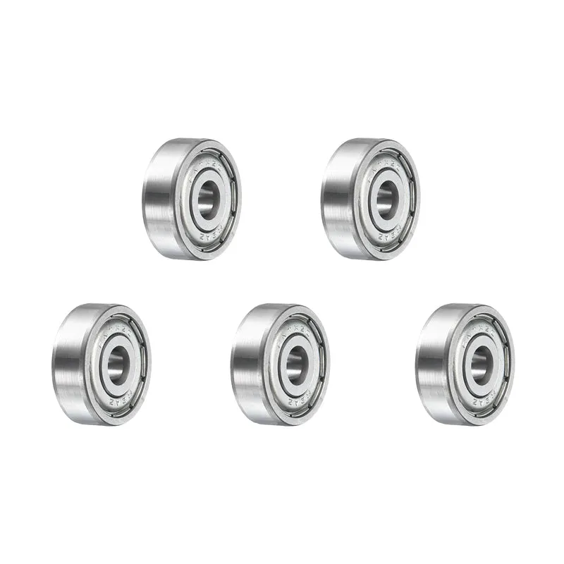 5Pcs R2AZZ Deep Groove Ball Bearings 1/8"x1/2"x11/64" Double Metal Shielded