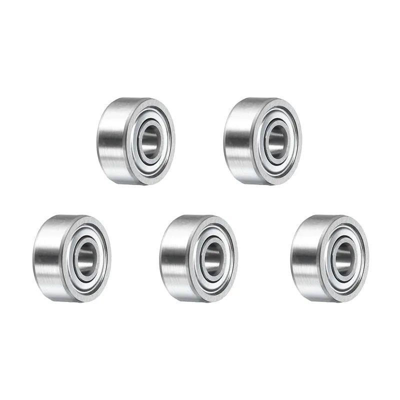 5Pcs R2ZZ Deep Groove Ball Bearings 1/8"x3/8"x5/32" Double Metal Shielded Z3