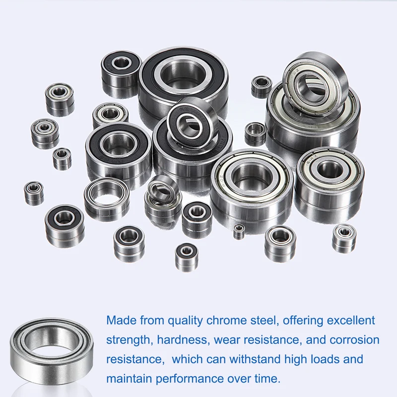 5Pcs R1810ZZ Deep Groove Ball Bearings 5/16"x1/2"x5/32" Double Metal Shielded Z3