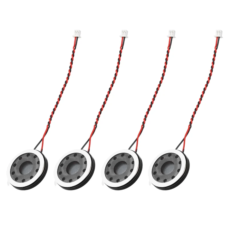 4Pcs 1W 8 Ohm 23mm Small Round Internal Magnetic Speaker with 1.25mm Terminal