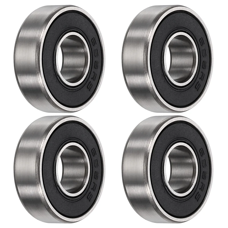 4Pcs 698-2RS Deep Groove Ball Bearings 8x19x6mm ZV4 Level ABEC7 Precision