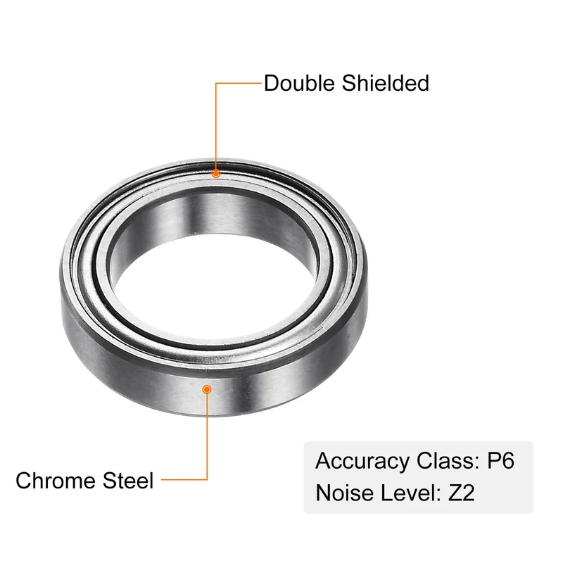 5pcs 6701ZZ Deep Groove Ball Bearings Chrome Steel Z2 Bearing 12mm x 18mm x 4mm