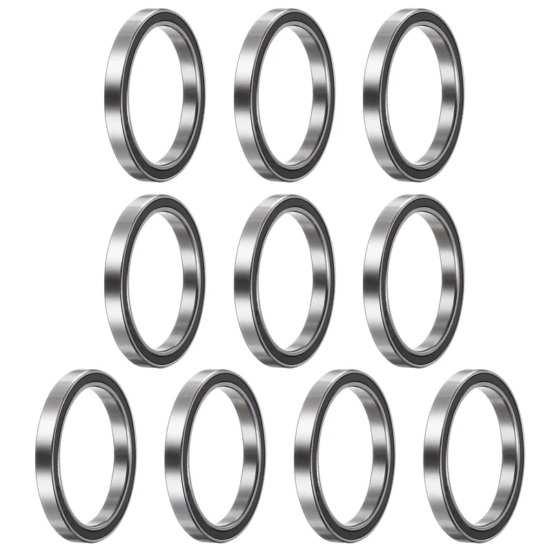 10pcs 6707-2RS Deep Groove Ball Bearing 35x44x5mm Z2 Bearings Black