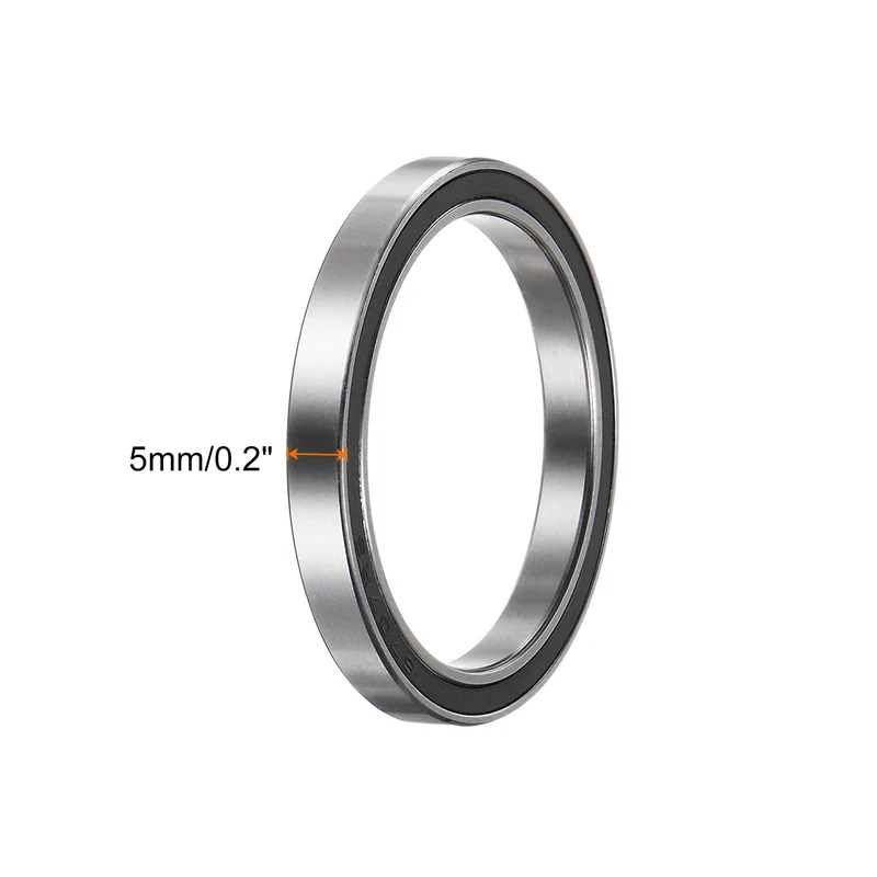 10pcs 6707-2RS Deep Groove Ball Bearing 35x44x5mm Z2 Bearings Black