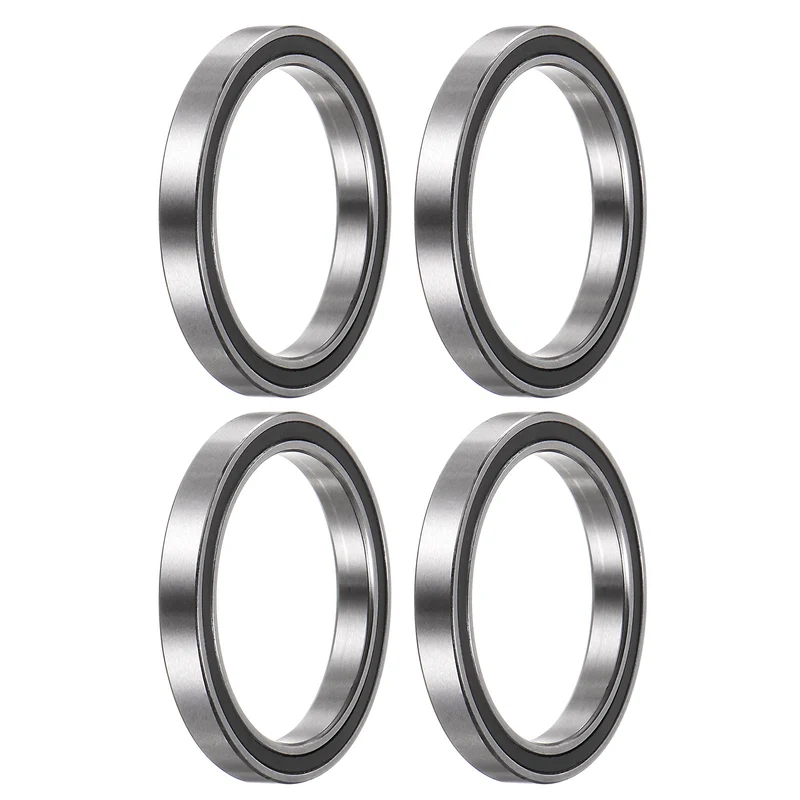 4pcs 6705-2RS Deep Groove Ball Bearing 25x32x4mm Z2 Bearings Black