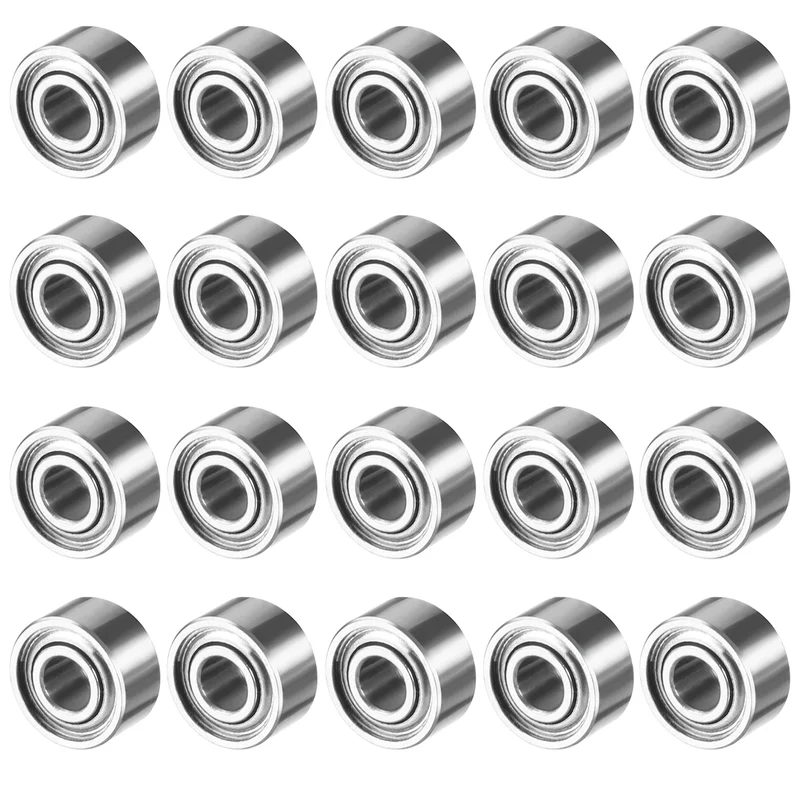 20pcs MR52ZZ Double Shielded Miniature Deep Groove Ball Bearing