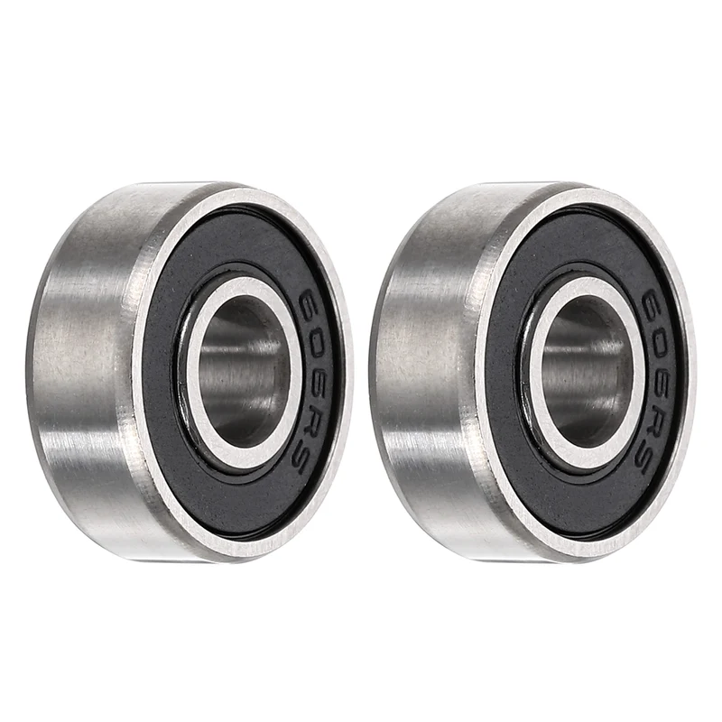 2Pcs 606-2RS Deep Groove Ball Bearings 6x17x6mm ZV4 Level ABEC7 Precision