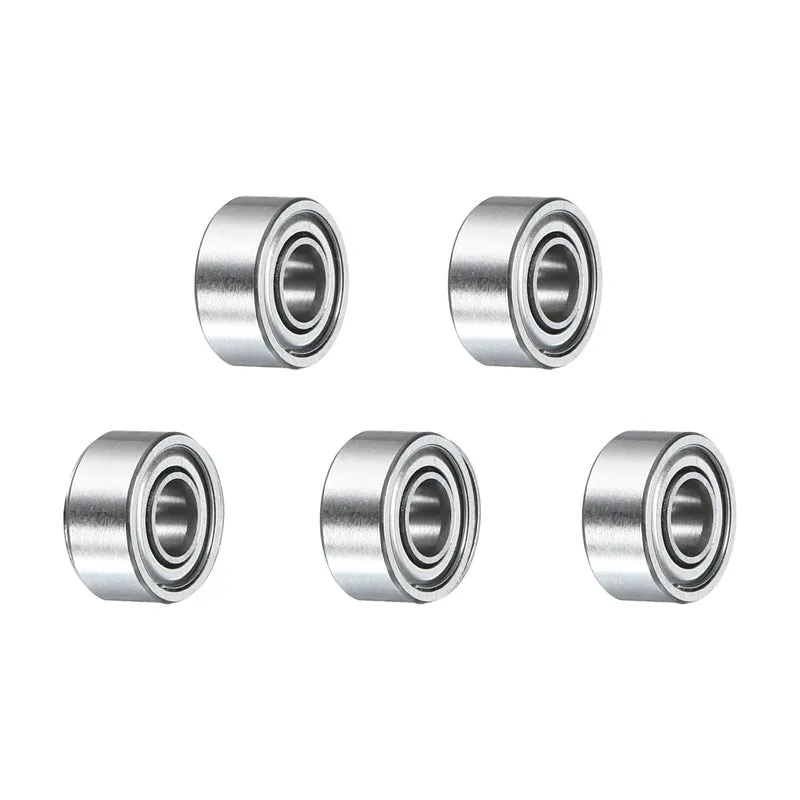 5Pcs R2-5ZZ Deep Groove Ball Bearings 1/8"x5/16"x9/64" Double Metal Shielded Z3