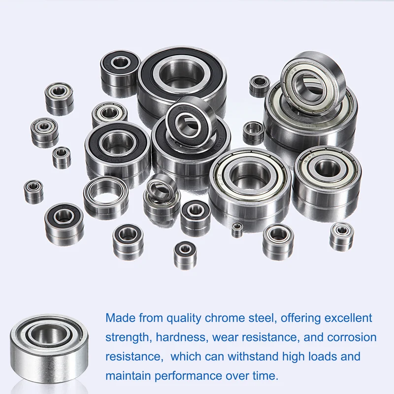 5Pcs R2-5ZZ Deep Groove Ball Bearings 1/8"x5/16"x9/64" Double Metal Shielded Z3