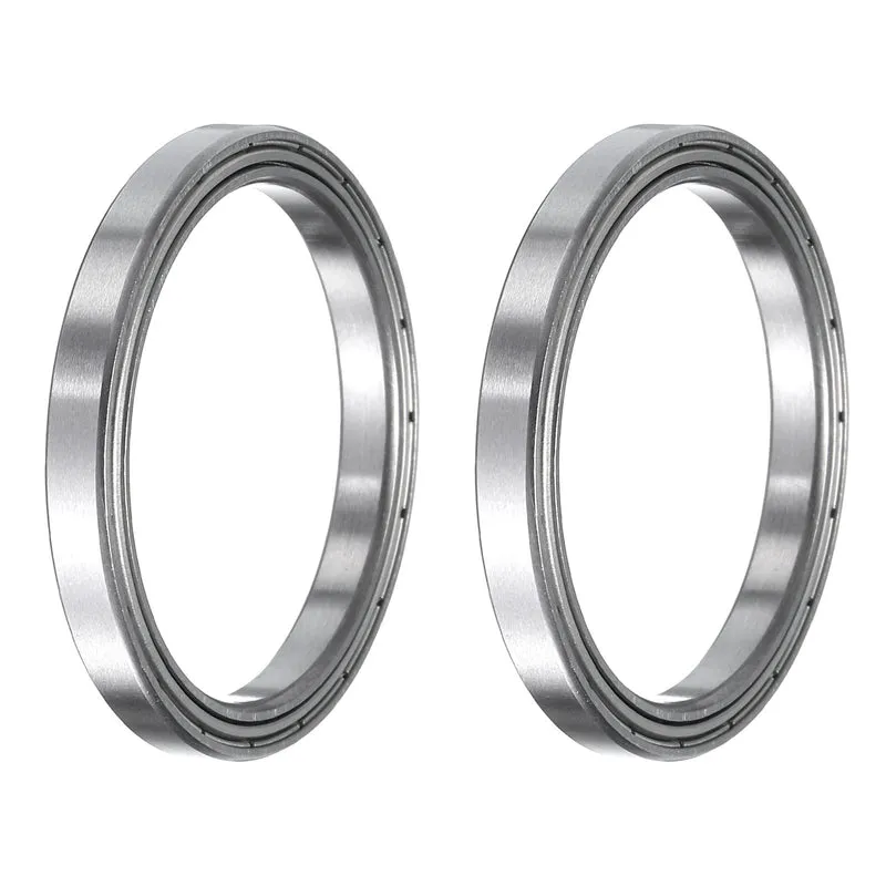 2pcs 6706ZZ Deep Groove Ball Bearings Chrome Steel Z2 Double Metal 30x 37x 4mm