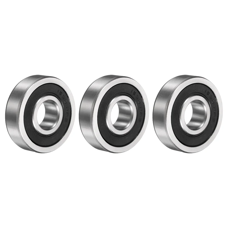 3pcs 1633-2RS Deep Groove Ball Bearing 5/8" x 1-3/4" x 1/2" Z2 Double Rubber