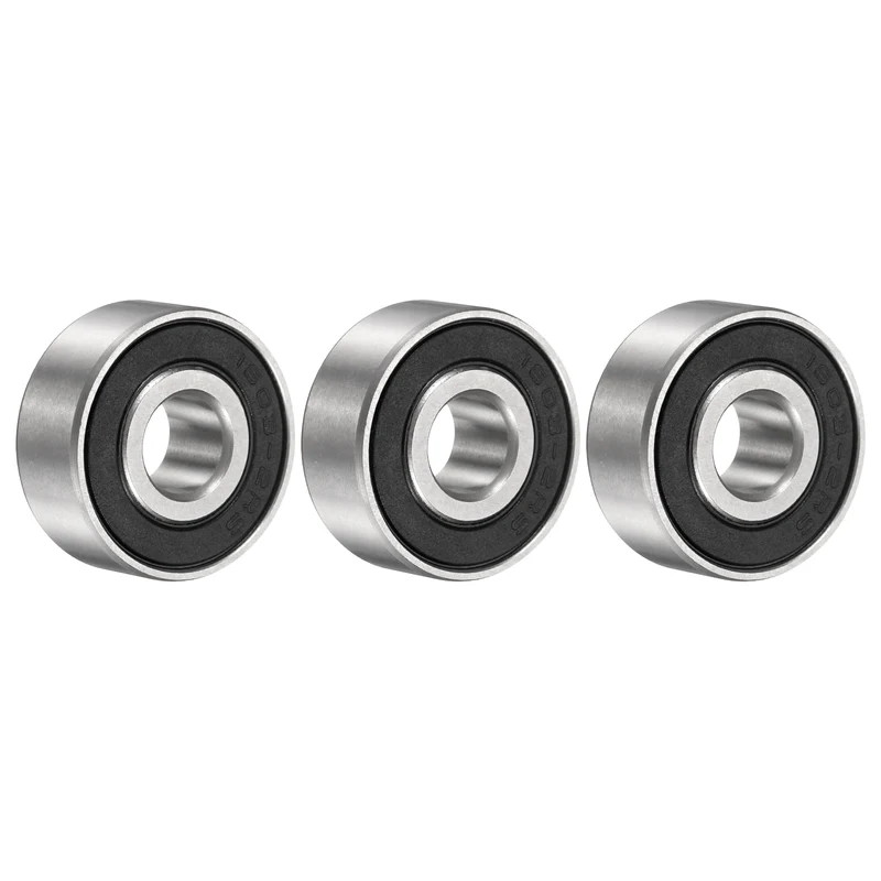 3pcs 1603-2RS Deep Groove Ball Bearing 5/16" x 7/8" x 11/32" Z2 Double Rubber