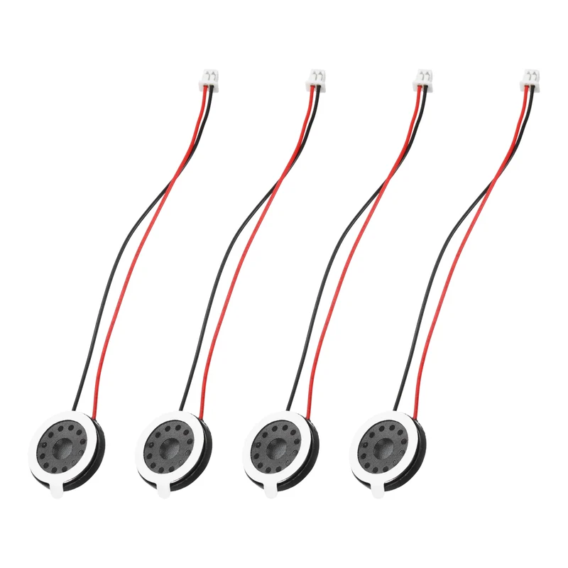 4Pcs 1W 8 Ohm 16mm Small Round Internal Magnetic Speaker with 1.25mm Terminal