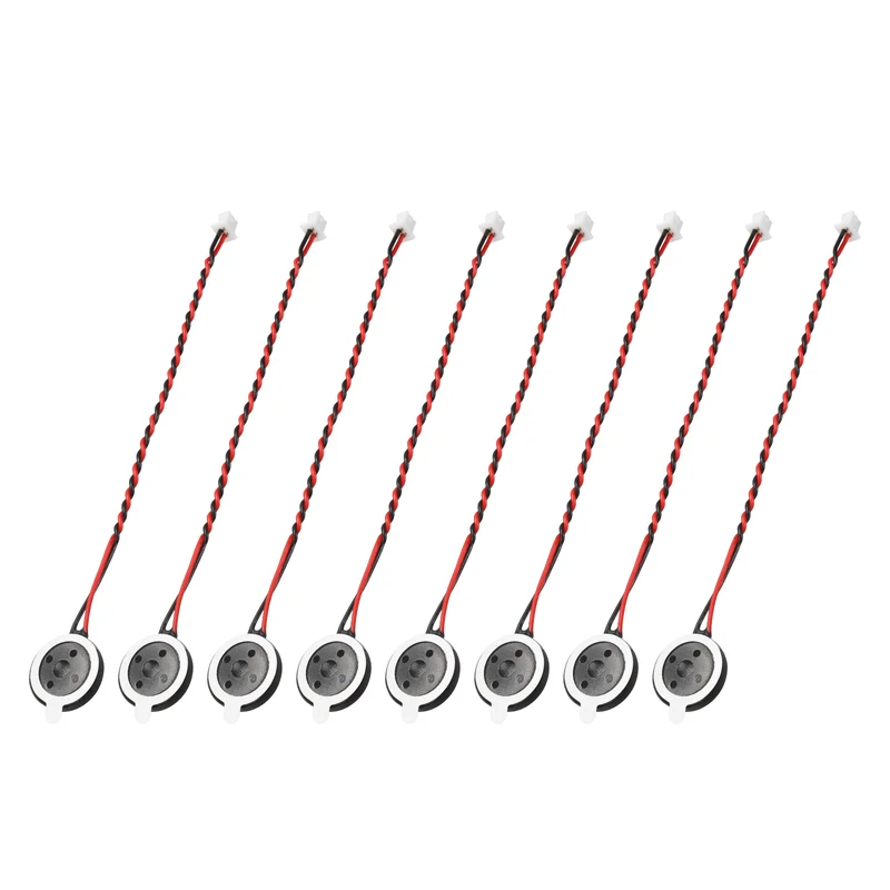 8Pcs 1W 8 Ohm 13mm Small Round Internal Magnetic Speaker with 1.25mm Terminal