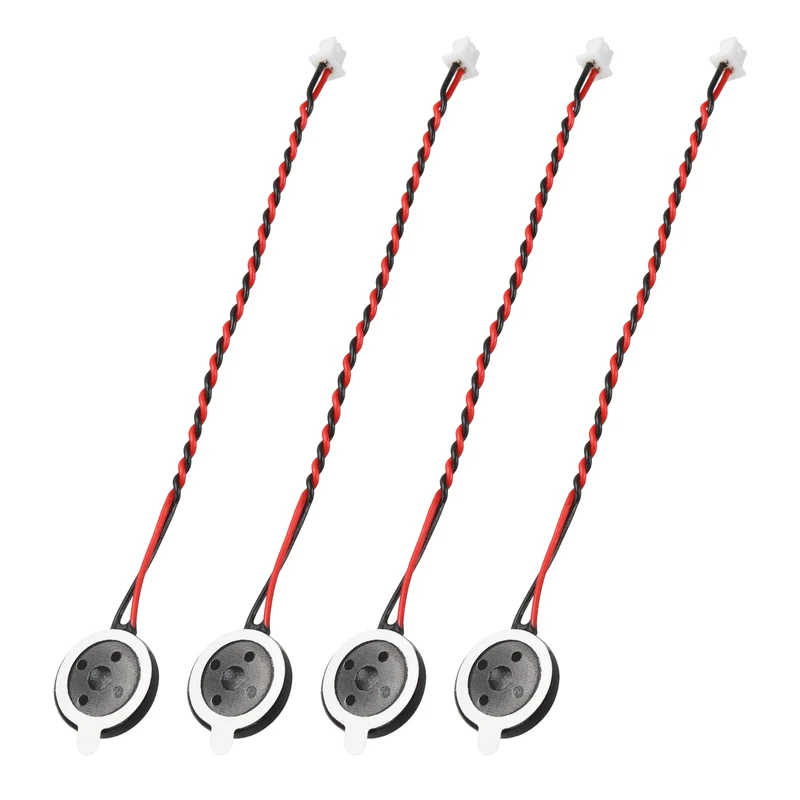 4Pcs 1W 8 Ohm 13mm Small Round Internal Magnetic Speaker with 1.25mm Terminal