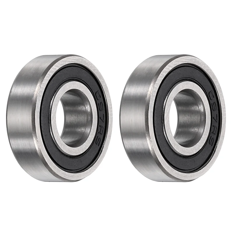 2Pcs 697-2RS Deep Groove Ball Bearings 7x17x5mm ZV4 Level ABEC7 Precision