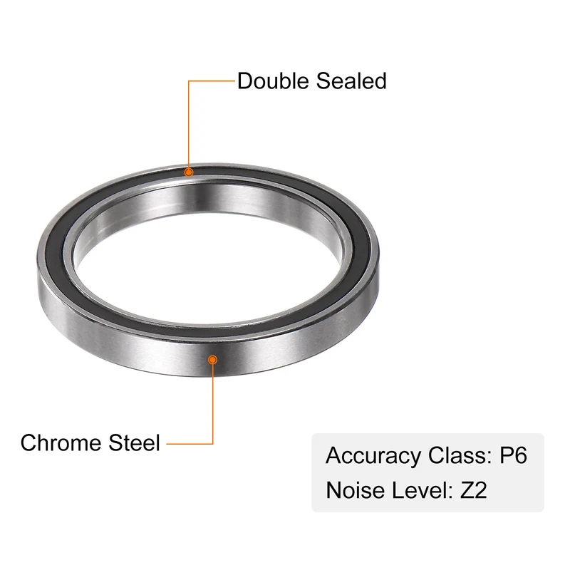 10 Set 6705-2RS Deep Groove Ball Bearing 25x32x4mm Z2 Bearings Black]