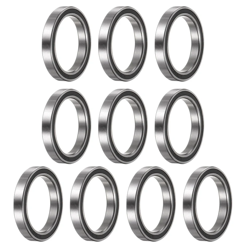 10pcs 6704-2RS Deep Groove Ball Bearing 20x27x4mm Z2 Bearings Black