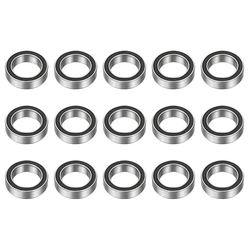 15Pcs 6700-2RS Deep Groove Ball Bearings 10x15x4mm ABEC3 Bearing