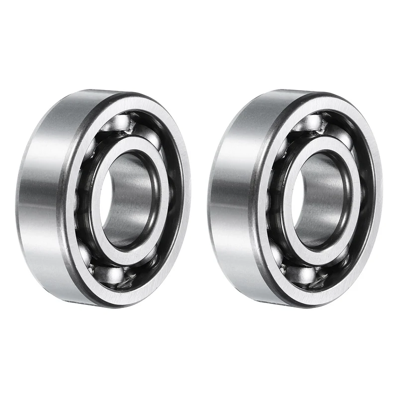 6204 Deep Groove Ball Bearings, 2pcs 20 x 47 x 14mm C3 Open Type Chrome Steel