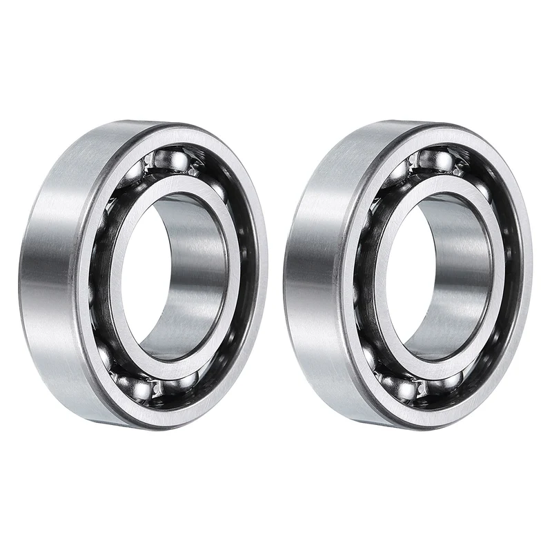 6005 Deep Groove Ball Bearings, 2pcs 25 x 47 x 12mm C3 Open Type Chrome Steel