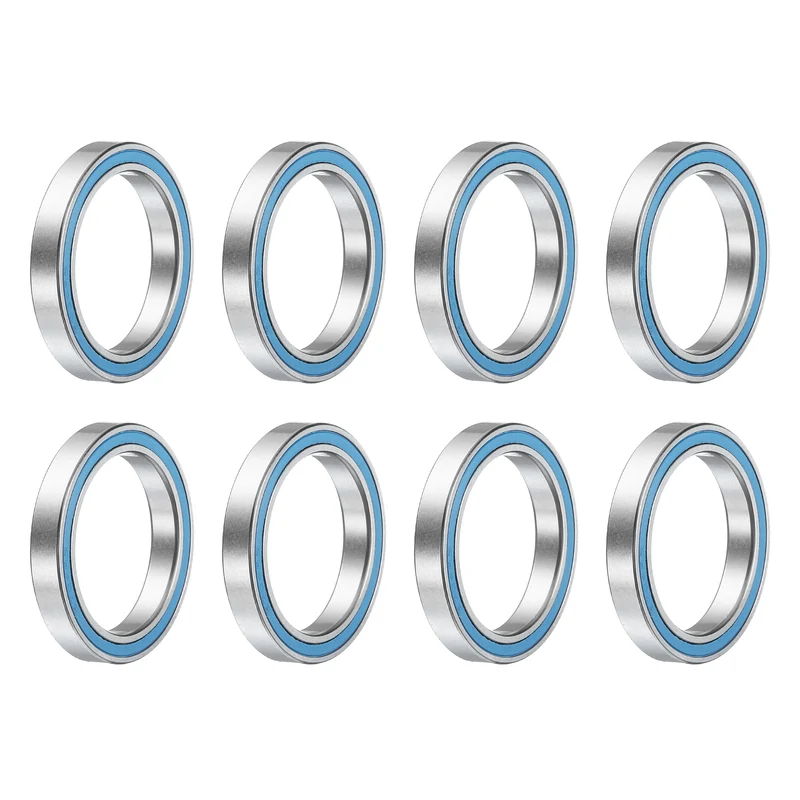 8pcs 6704-2RS Deep Groove Ball Bearings 20x27x4mm P6(ABEC3) Blue