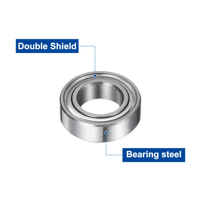 8Pcs MR137ZZ Deep Groove Ball Bearings, 7mm ID 13mm OD 4mm Width Bearing