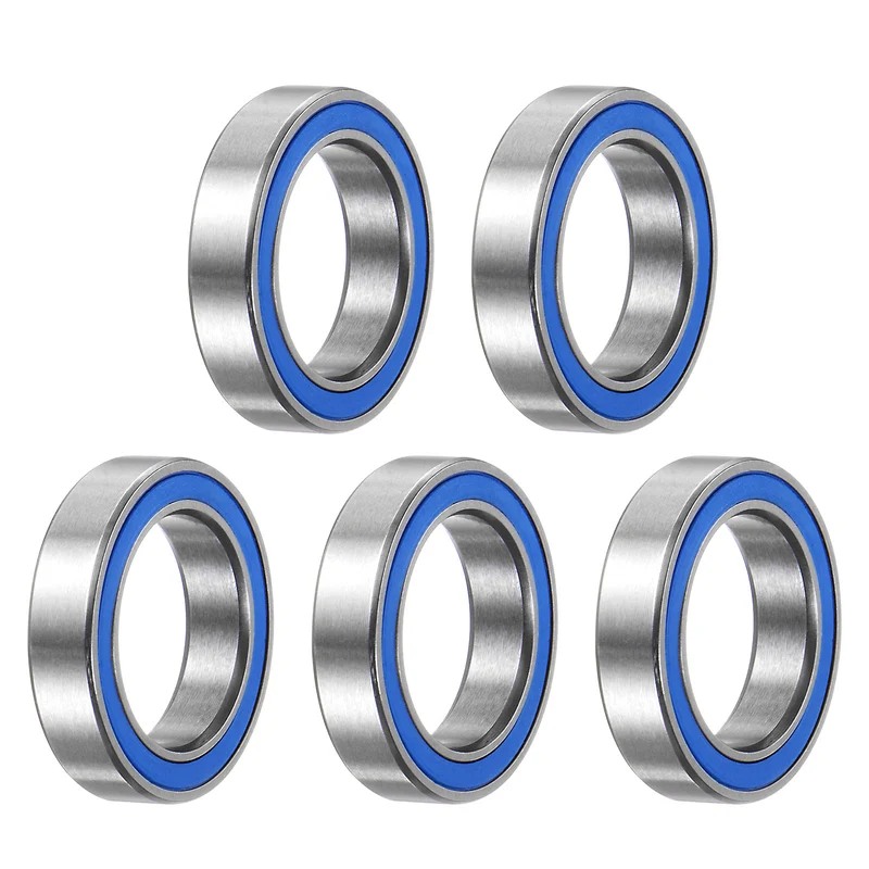 6701-2RS Deep Groove Ball Bearing,5pcs 12x18x4mm Z2 Bearings,Blue