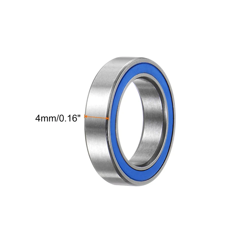6701-2RS Deep Groove Ball Bearing,5pcs 12x18x4mm Z2 Bearings,Blue
