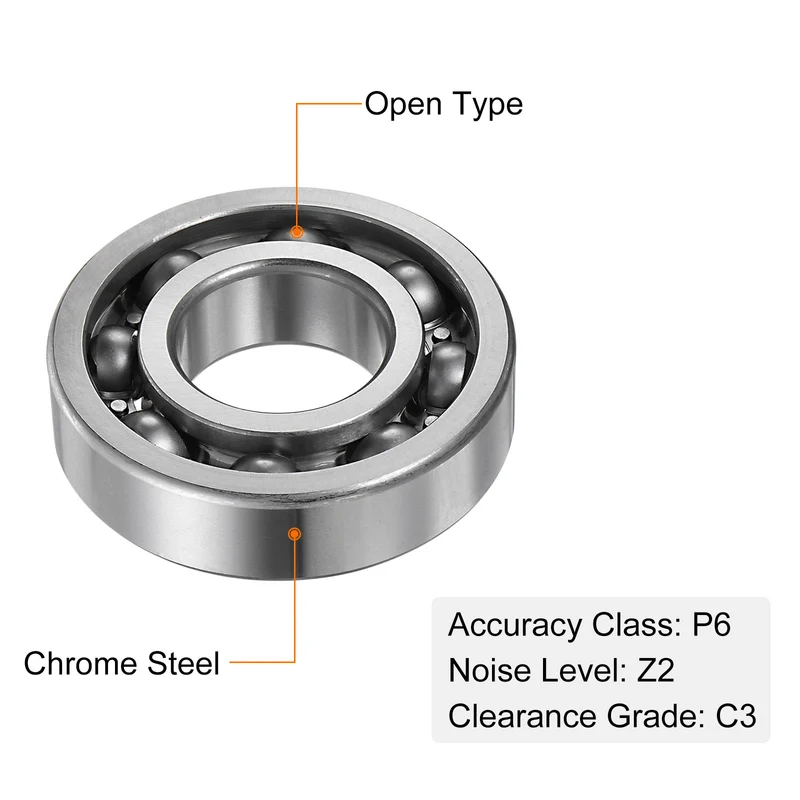 6308 Deep Groove Ball Bearing,40x90x23mm C3 Open Type Bearings