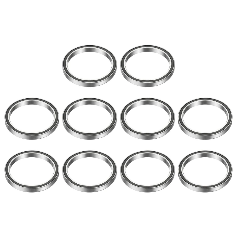 10Pcs 6709-2RS Deep Groove Ball Bearings 45x55x6mm ABEC3 Bearing