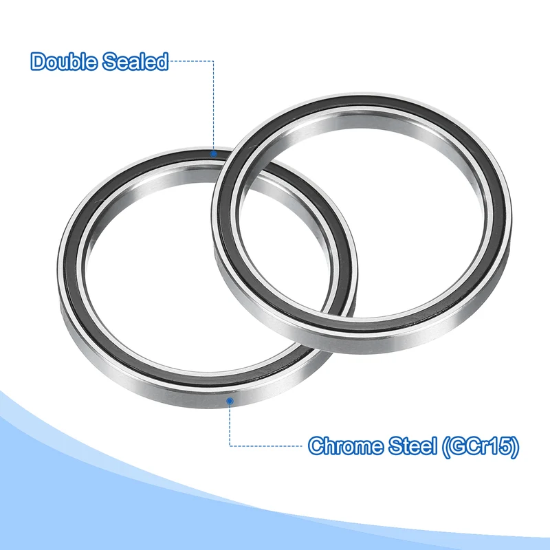 8pcs 6706-2RS Deep Groove Ball Bearings 30x37x4mm P6(ABEC3)
