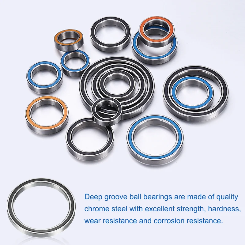 8pcs 6706-2RS Deep Groove Ball Bearings 30x37x4mm P6(ABEC3)