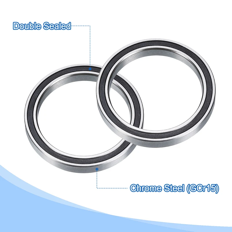 8pcs 6705-2RS Deep Groove Ball Bearings 25x32x4mm P6(ABEC3)