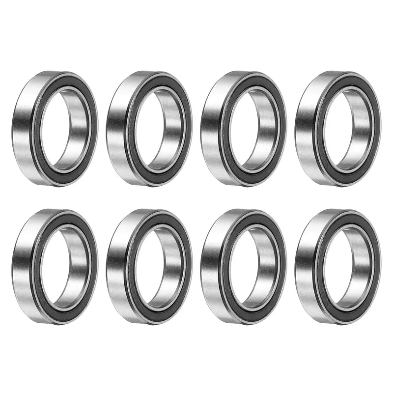 8pcs 6701-2RS Deep Groove Ball Bearings 12x18x4mm, P6(ABEC3)