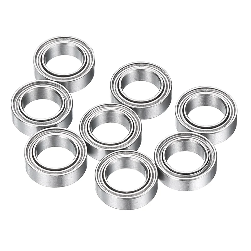 8Pcs MR85ZZ Deep Groove Ball Bearings, 5mm ID 8mm OD 2.5mm Width Bearing