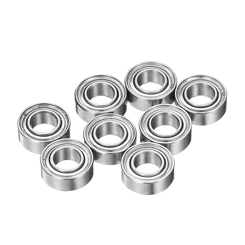 8Pcs MR84ZZ Deep Groove Ball Bearings 4mm ID 8mm OD 3mm Width Bearing