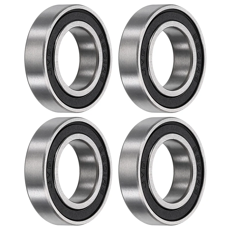 4Pcs 6801-2RS Deep Groove Ball Bearings 12x21x5mm ZV4 Level ABEC7 Precision