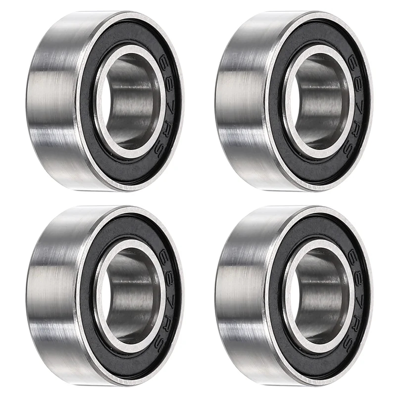 4Pcs 687-2RS Deep Groove Ball Bearings 7x14x5mm ZV4 Level ABEC7 Precision