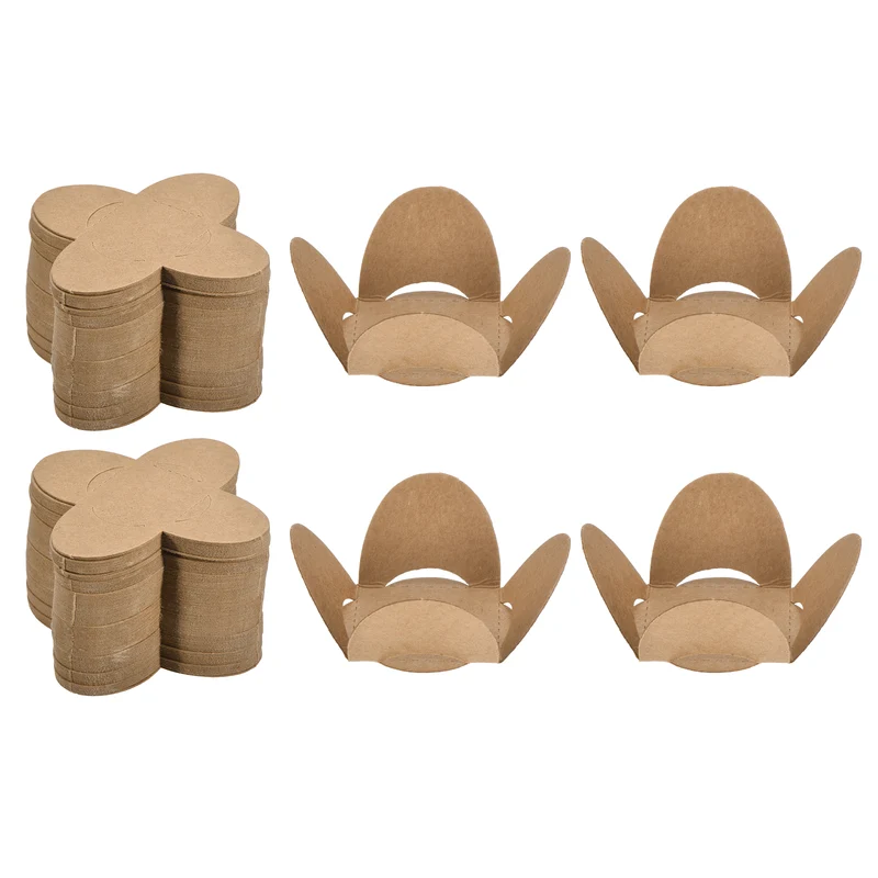 220Pcs Truffle Wrappers, Mini Cupcake Liners Chocolate Cups Liners, Brown