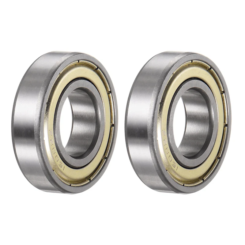16002-2Z Deep Groove Ball Bearing, 2pcs 15mm x 32mm x 8mm Hign Carbon Chrome Steel Double Metal Shielded Bearing