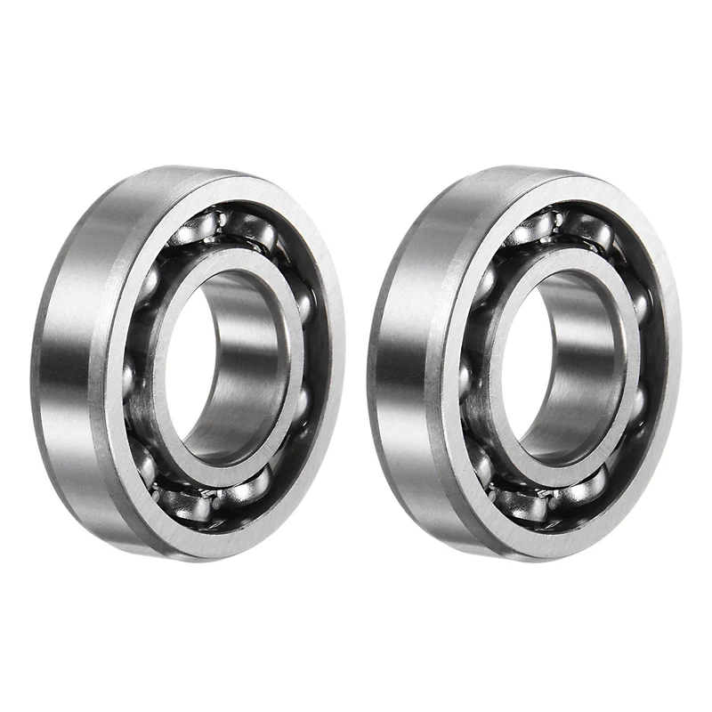 16002 Deep Groove Ball Bearing, 2pcs 15mm x 32mm x 8mm Hign Carbon Chrome Steel Z0 Open Type Bearing