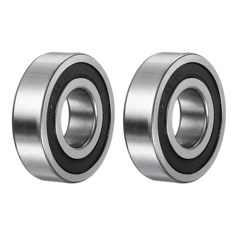 62/22-2RS Deep Groove Ball Bearing, 2pcs 22 x 50 x 14mm Z1 Double Sealed Bearing
