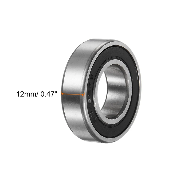 60/22-2RS Deep Groove Ball Bearing, 2pcs 22 x 44 x 12mm Z1 Double Sealed Bearing