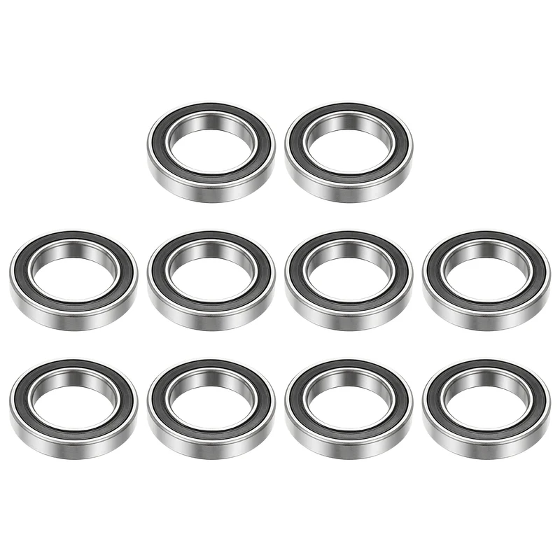 10Pcs 6907-2RS Deep Groove Ball Bearings 35x55x10mm ABEC3 Bearing