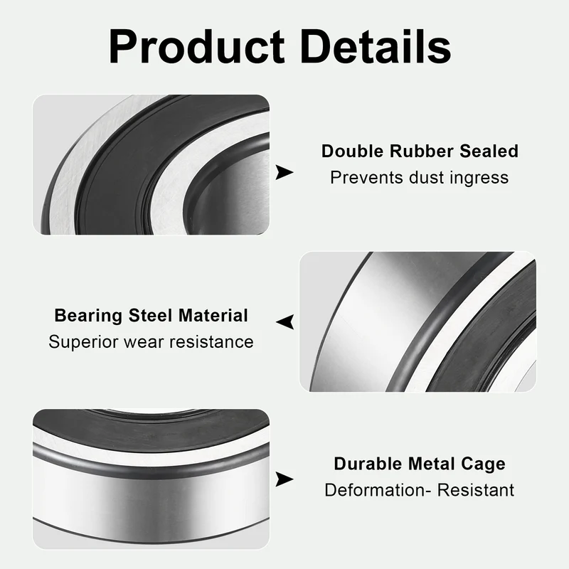 6916-2RS Deep Groove Ball Bearings 80x110x16mm ABEC3 Bearing